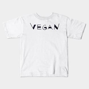 VEGAN - Cool Original Hand Lettered Design Kids T-Shirt